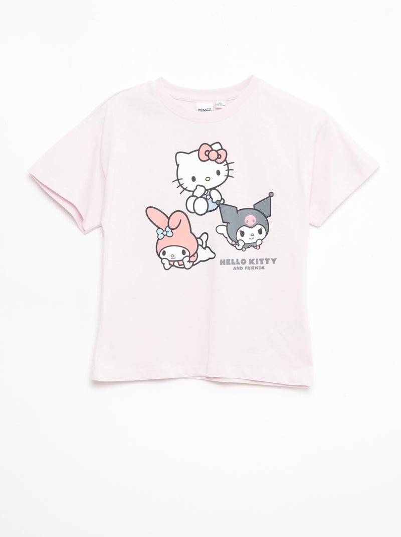 Set van 3 T-shirts met korte mouwen 'Kuromi' van katoen Wit - Kiabi