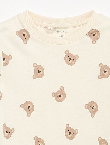 Set van 3 T-shirts met lange mouwen