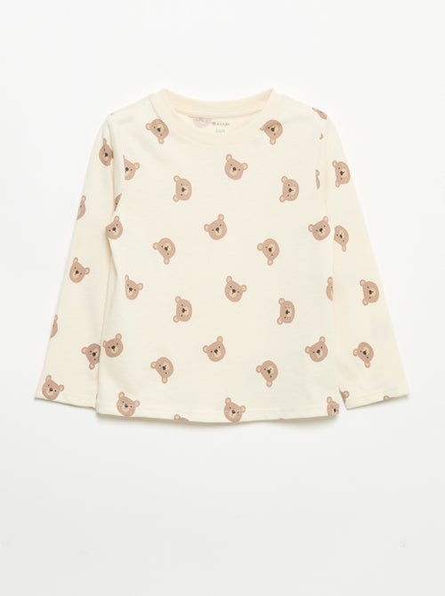 Set van 3 T-shirts met lange mouwen - Kiabi
