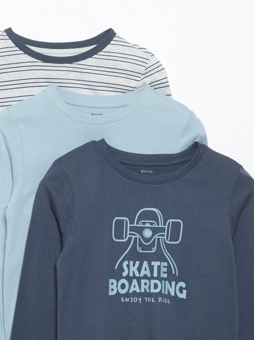 Set van 3 T-shirts met lange mouwen - Kiabi Set van 3 T-shirts met lange mouwen - Kiabi