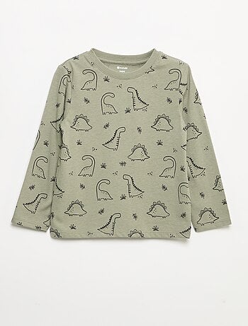 Set van 3 T-shirts met lange mouwen