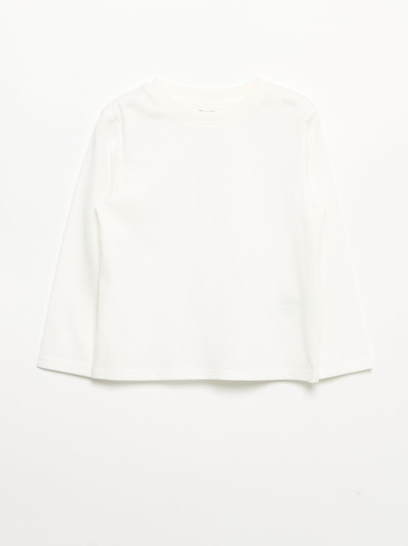 Set van 3 T-shirts met lange mouwen Kaki - Kiabi