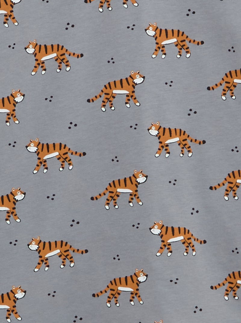 Set van 3 T-shirts met print Biege - Kiabi