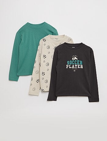 Set van 3 T-shirts met print