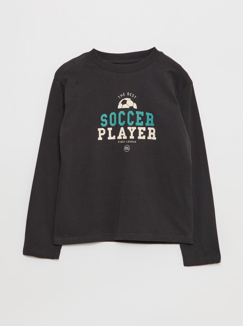 Set van 3 T-shirts met print Blauw - Kiabi