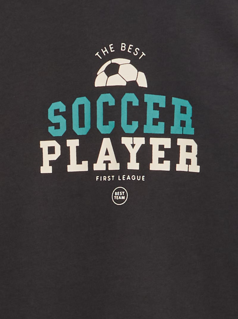 Set van 3 T-shirts met print Blauw - Kiabi