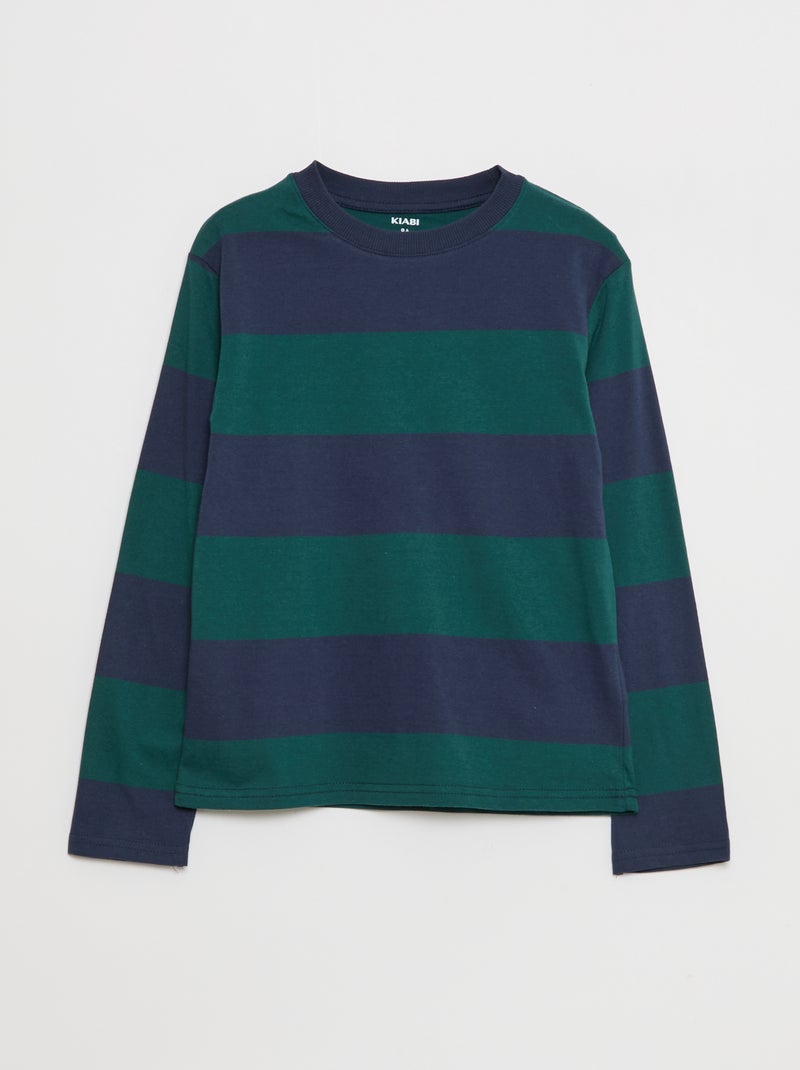 Set van 3 T-shirts met print Blauw - Kiabi