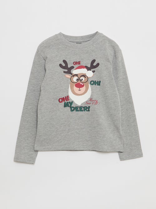 Set van 3 T-shirts met print - Kiabi