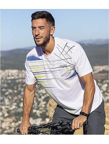 Set van 3 T-shirts met sportieve print - ATLAS FOR MEN