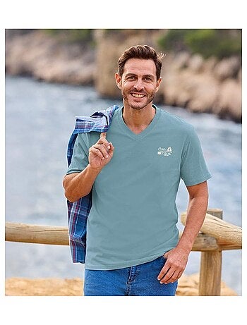 Set van 3 T-shirts met V-hals Travel - ATLAS FOR MEN