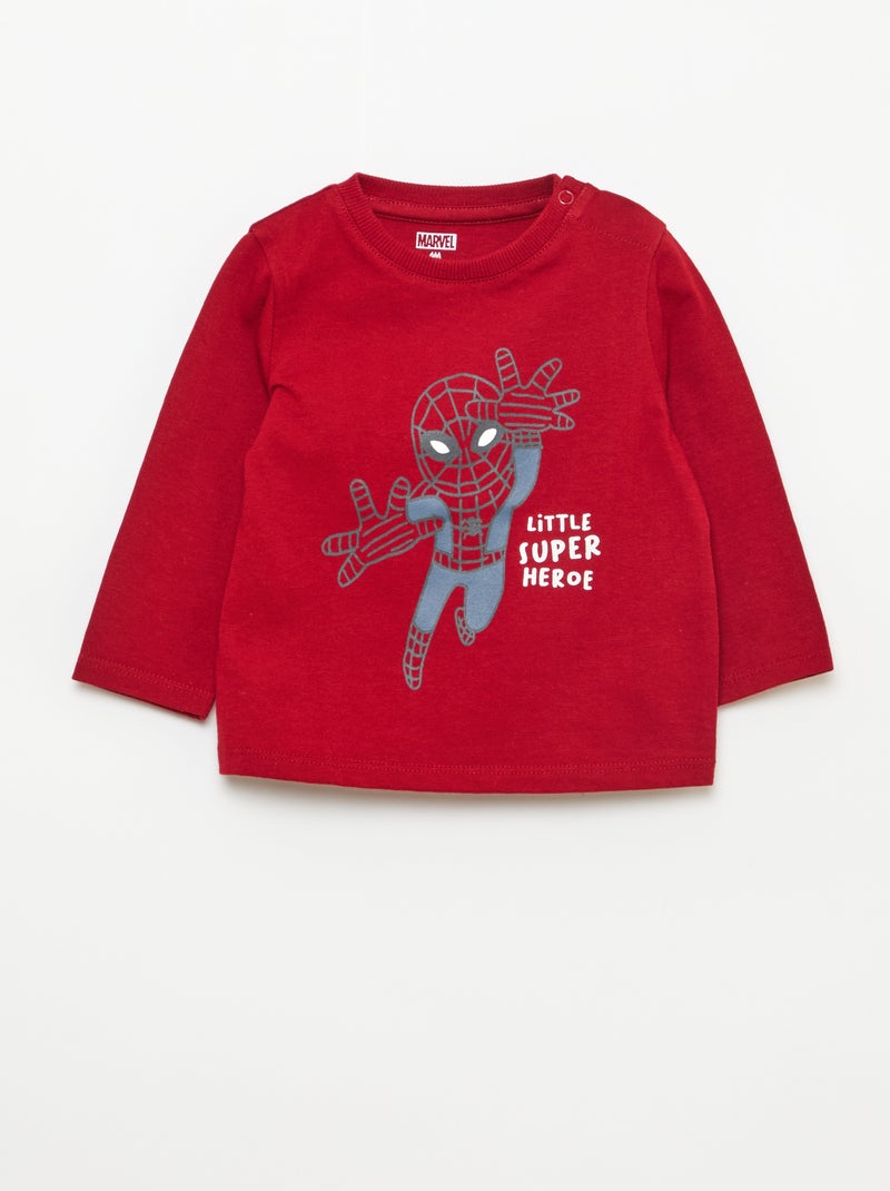 Set van 3 T-shirts 'Spiderman' Blauw - Kiabi