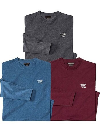 Set van 3 t-shirts sport exploring - atlas for men