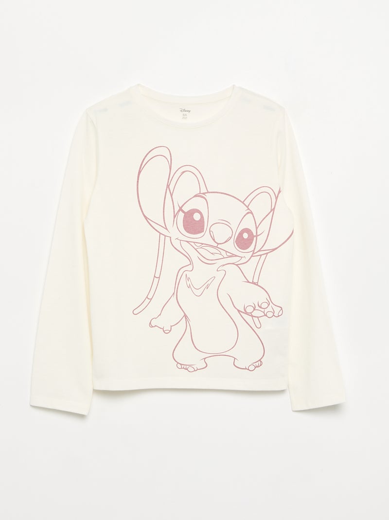 Set van 3 T-shirts 'Stitch' & 'Angel' Rose - Kiabi