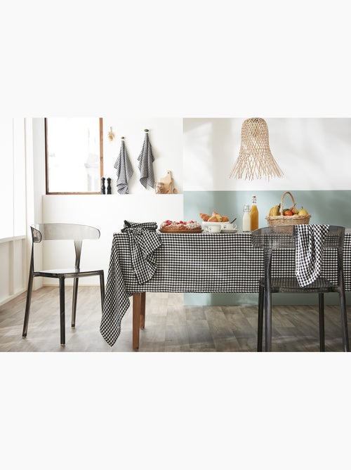 Set van 3 tafelservetten - geweven katoengaas - vichy-ruit - vickie - Kiabi Set van 3 tafelservetten - geweven katoengaas - vichy-ruit - vickie - Kiabi