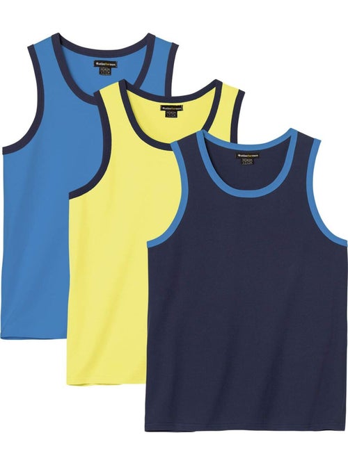 Set van 3 tanktops - atlas for men - Kiabi Set van 3 tanktops - atlas for men - Kiabi