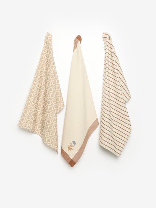 Set van 3 theedoeken - Kiabi