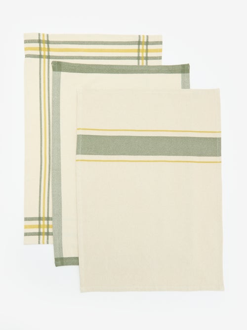 Set van 3 theedoeken - Kiabi Set van 3 theedoeken - Kiabi