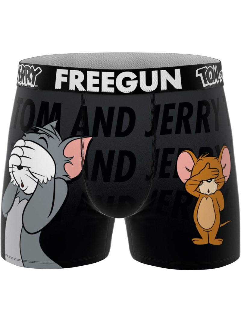 Set van 3 tom en jerry junior boxershorts Zwart - Kiabi
