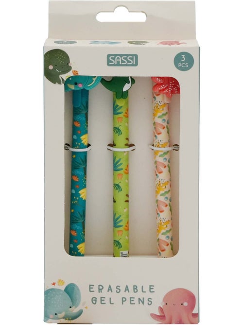 Set van 3 uitwisbare gelpennen | sassi junior - Kiabi