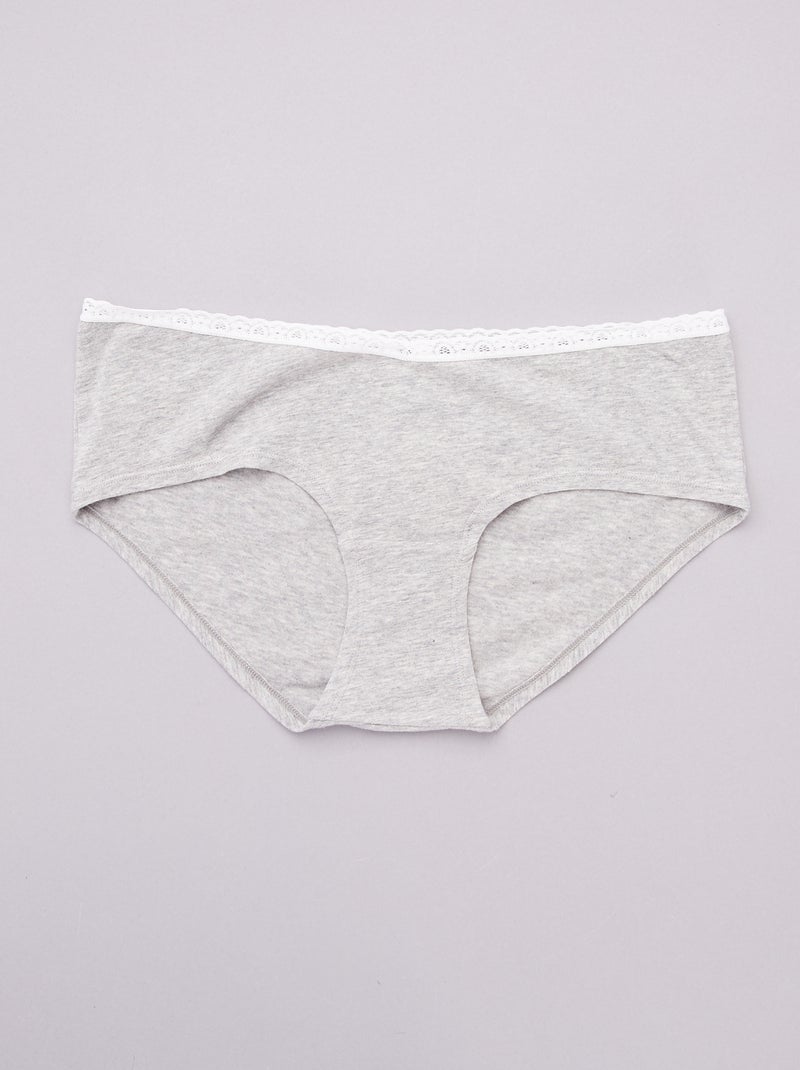 Set van 3 zwangerschapshipsters zwart - Kiabi