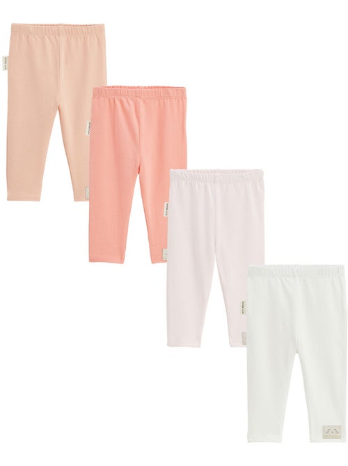 Set van 4 Badian baby leggings - Kiabi