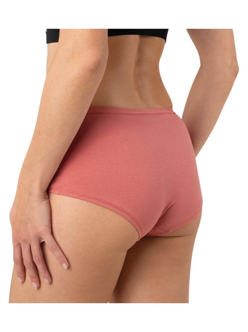 Set van 4 boxershorts dames ecopack basic athena - Kiabi