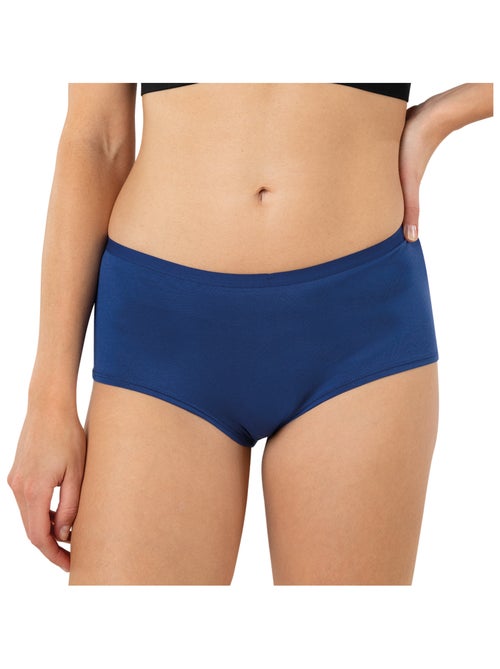 Set van 4 boxershorts dames ecopack basic athena - Kiabi