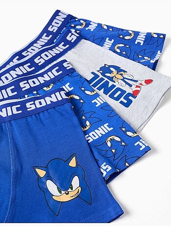 Set van 4 boxershorts met sonic prints