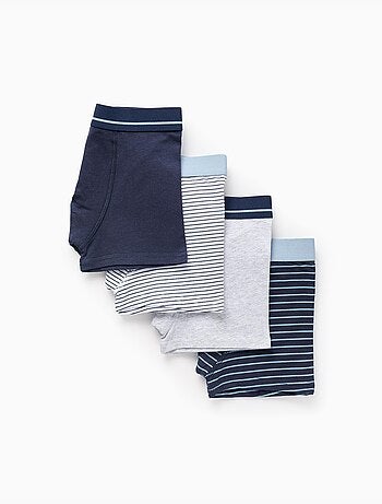 Set van 4 boxershorts 'strepen'