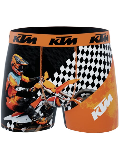 Set van 4 cross ktm boxershorts voor jongens - Kiabi