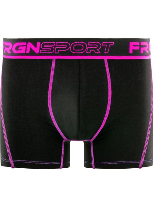 Set van 4 dynamic soft touch boxershorts voor jongens met mark-stiksels. - Kiabi Set van 4 dynamic soft touch boxershorts voor jongens met mark-stiksels. - Kiabi