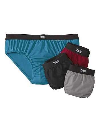 Set van 4 effen onderbroeken - ATLAS FOR MEN