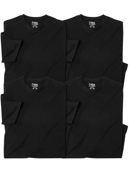 Set van 4 effen T-shirts - ATLAS FOR MEN - Kiabi Set van 4 effen T-shirts - ATLAS FOR MEN - Kiabi