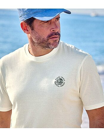 Set van 4 effen T-shirts van katoen - ATLAS FOR MEN