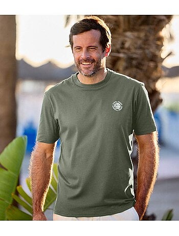 Set van 4 effen T-shirts van katoen - ATLAS FOR MEN