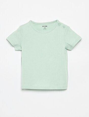 Set van 4 effen T-shirts