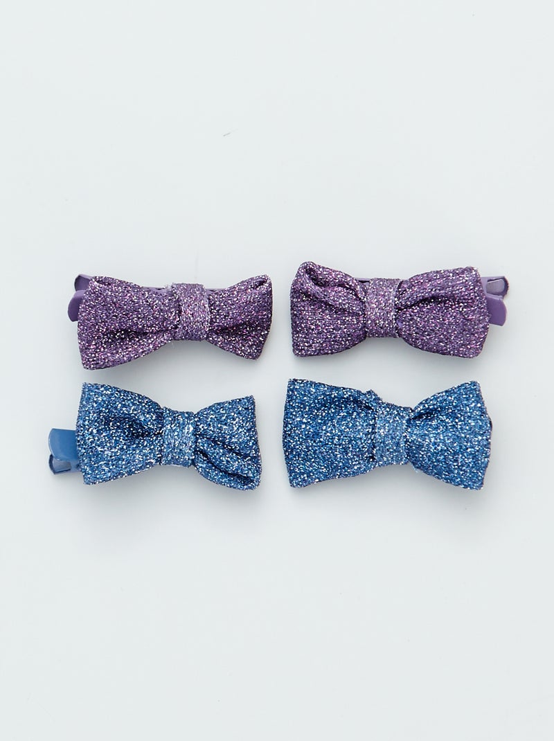 Set van 4 haarklemmen meerkleurig - Kiabi