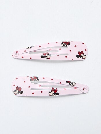 Set van 4 haarspelden + 2 elastiekjes 'Stitch'