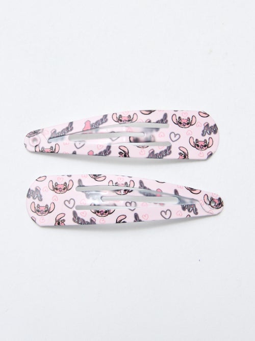 Set van 4 haarspelden + 2 elastiekjes 'Stitch' - Kiabi