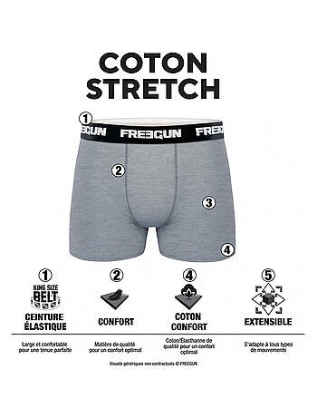 Set van 4 katoenen boxershorts voor jongens, blauw
