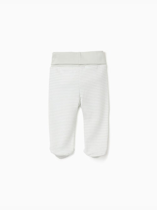 Set van 4 katoenen hoge taille broeken jongens - Kiabi