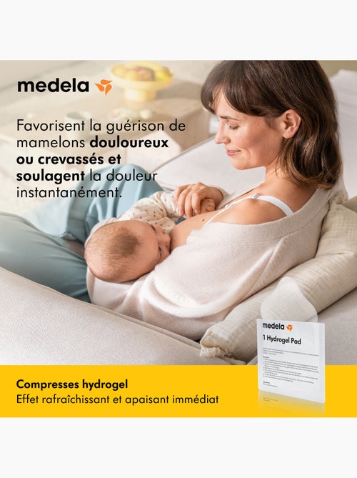Set van 4 medela-hydrogelkompressen - bevorderen de wondgenezing, geven onmiddellijk verlichting - Kiabi Set van 4 medela-hydrogelkompressen - bevorderen de wondgenezing, geven onmiddellijk verlichting - Kiabi