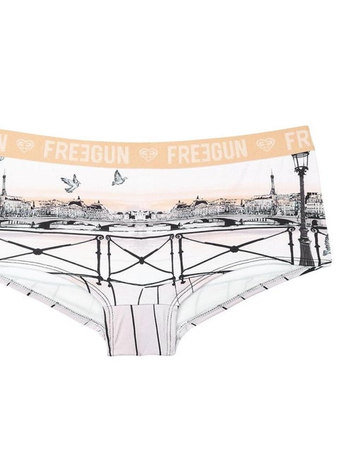 Set van 4 miss freegun meisjesshorts - Kiabi