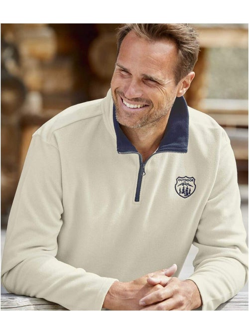 Set van 4 Outdoor-fleecetruien - ATLAS FOR MEN - Kiabi