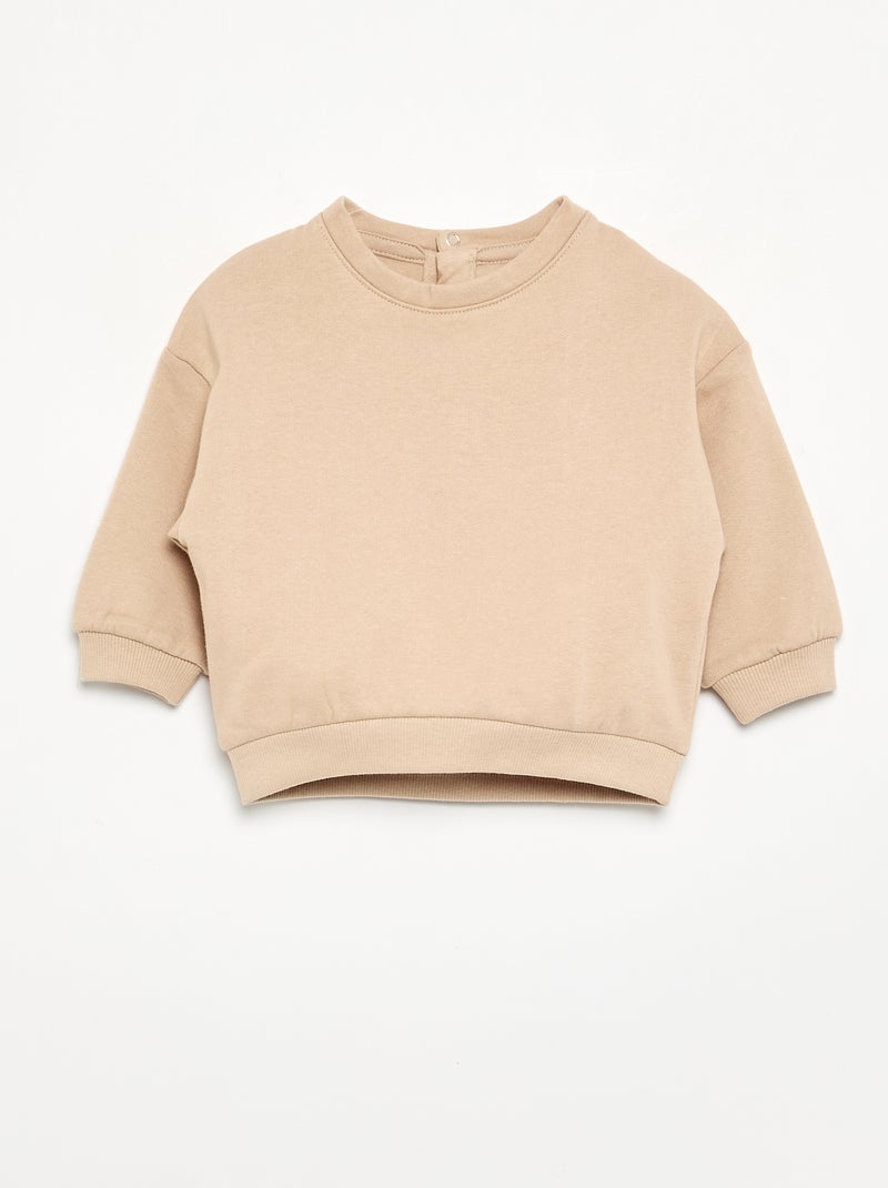 Set van 4 oversized sweats Biege - Kiabi