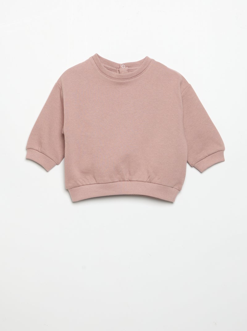 Set van 4 oversized sweats Rose - Kiabi