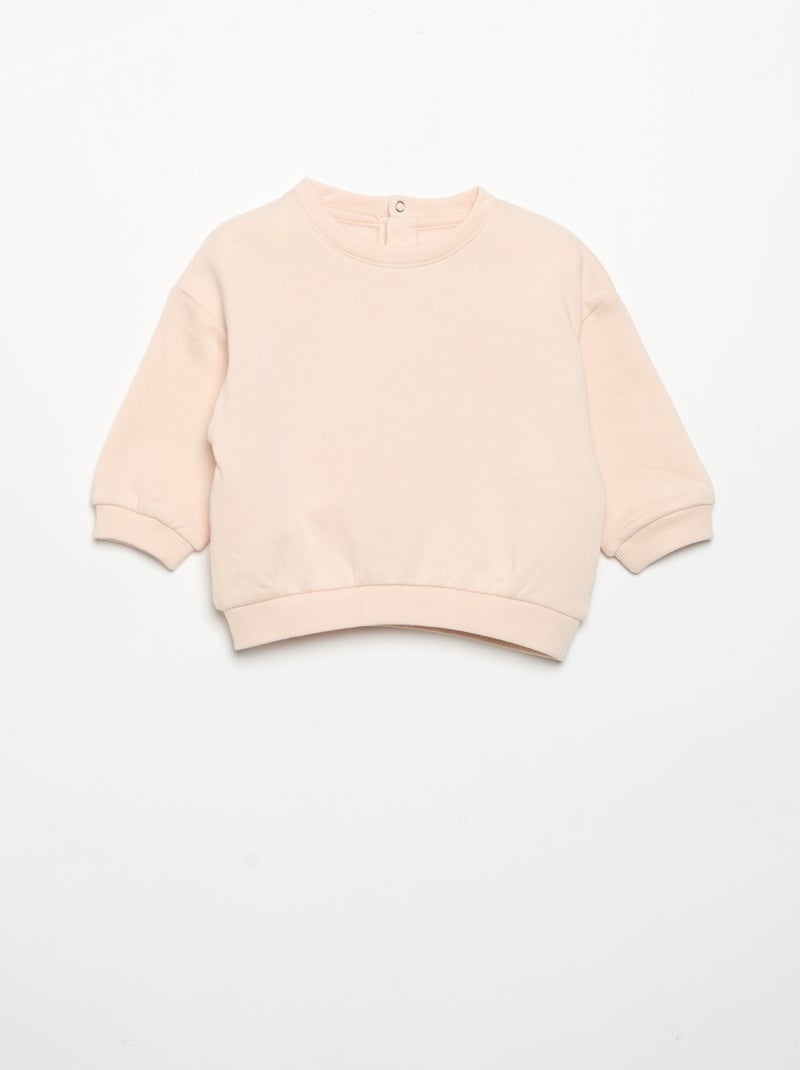 Set van 4 oversized sweats Rose - Kiabi