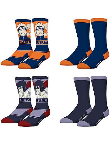 Set van 4 paar naruto shippuden kindersokken