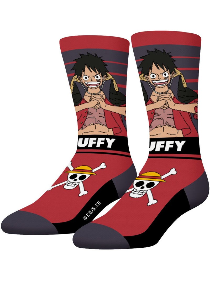 Set van 4 paar one piece sokken Rood - Kiabi
