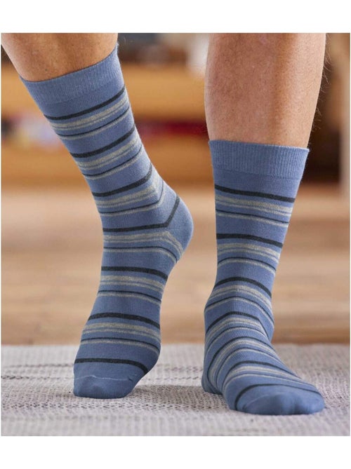 Set van 4 paar sokken met jacquardmotief - atlas for men - Kiabi Set van 4 paar sokken met jacquardmotief - atlas for men - Kiabi